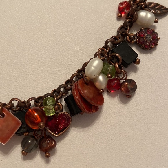 Fun charm bracelet with tons of beads and dangles - Picture 4 of 6